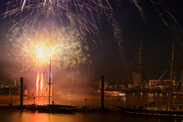Tall Ships Festival, London 2017 Fireworks
